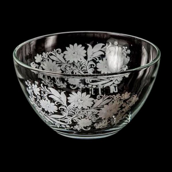 Large salad bowl 185mm White flowers 1329/34SL